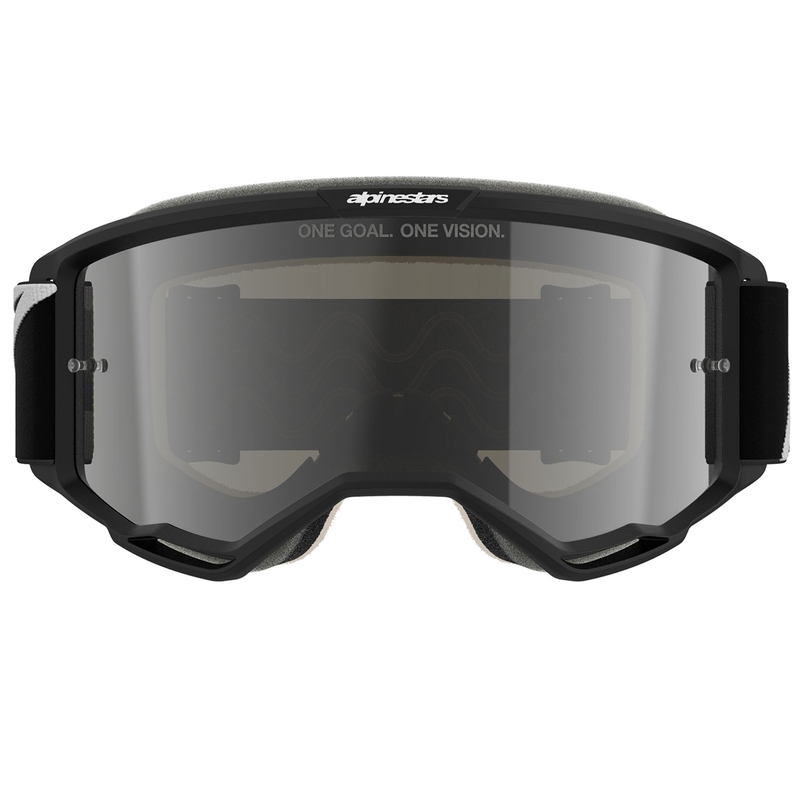 Alpinestars Vision 5 Corp motokrosa brilles melnas ar caurspīdīgu lēcu