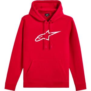 Alpinestars Ageless Hoodie 3 sarkanā un baltā krāsā