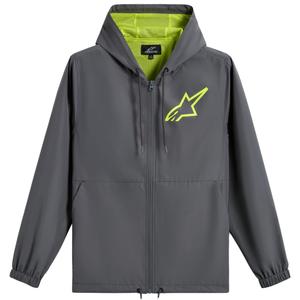 Alpinestars Speeder Chromium vējjaka pelēka-fluo dzeltena