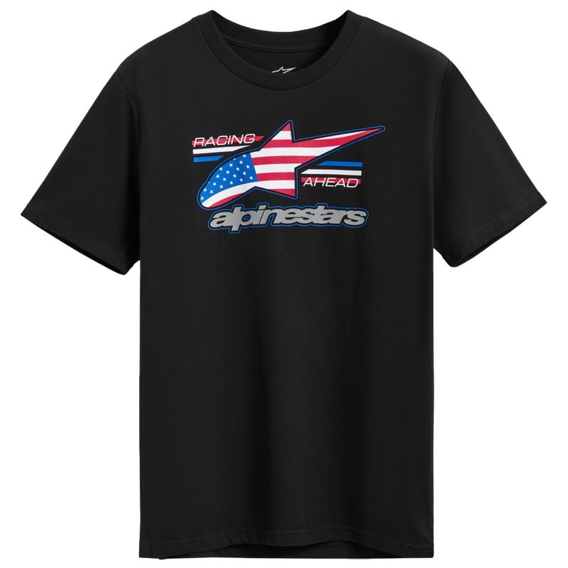 Alpinestars CSF nacionālo čempionātu krekliņš melns-sarkans-zils-balts