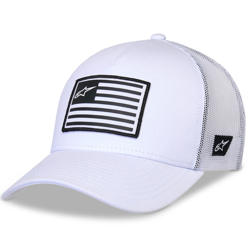 Alpinestars Flag Snap cepure white-white