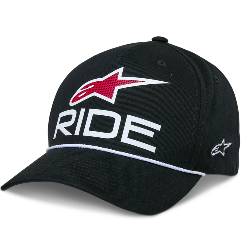 Alpinestars Ride Comp Snapback cepure melna, balta un sarkana