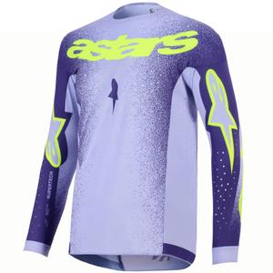 Alpinestars Supertech Scenz motokrosa krekliņš violeti-fluo dzeltens