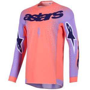 Alpinestars Supertech Scenz motokrosa krekliņš oranži-karala-violets