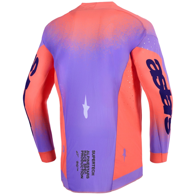 Alpinestars Supertech Scenz motokrosa krekliņš oranži-karala-violets