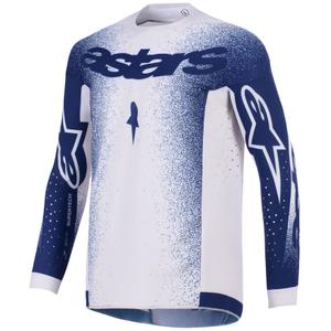 Alpinestars Supertech Scenz gaiši pelēks-tumši zils motokrosa krekls