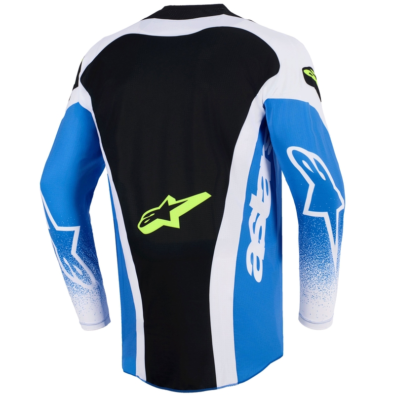 Alpinestars Techstar Knif Blue-Black-Fluo Yellow motokrosa krekls