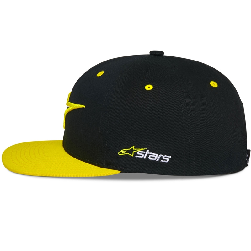 Alpinestars Thickness Snapback cepure melna-fluo dzeltena