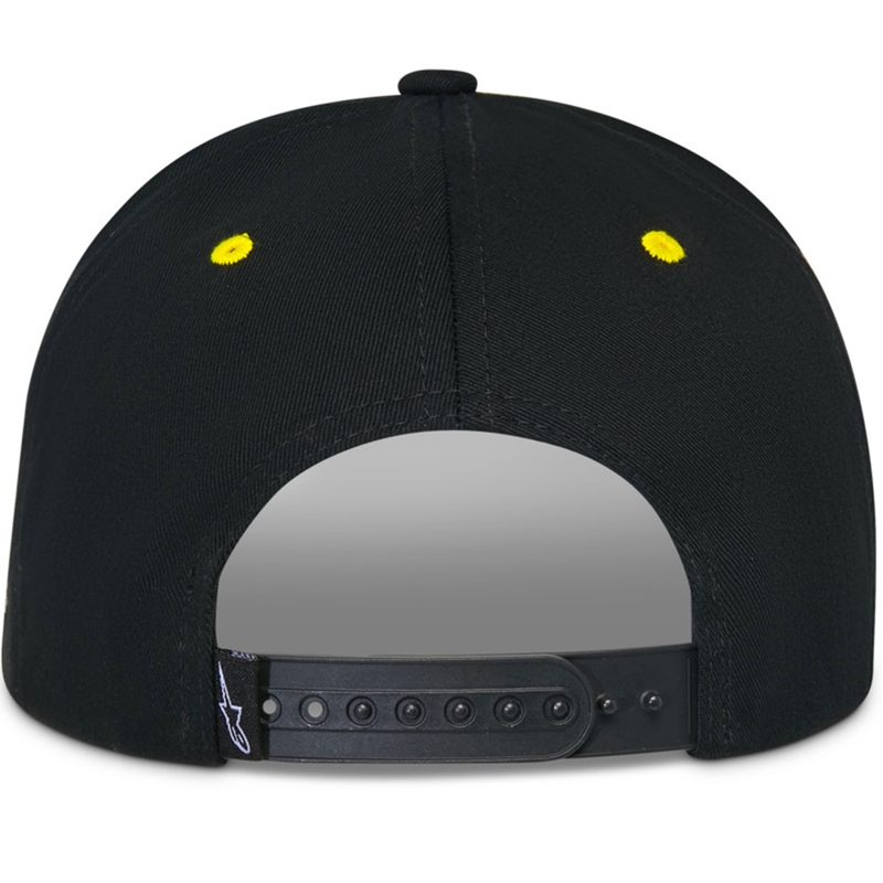 Alpinestars Thickness Snapback cepure melna-fluo dzeltena