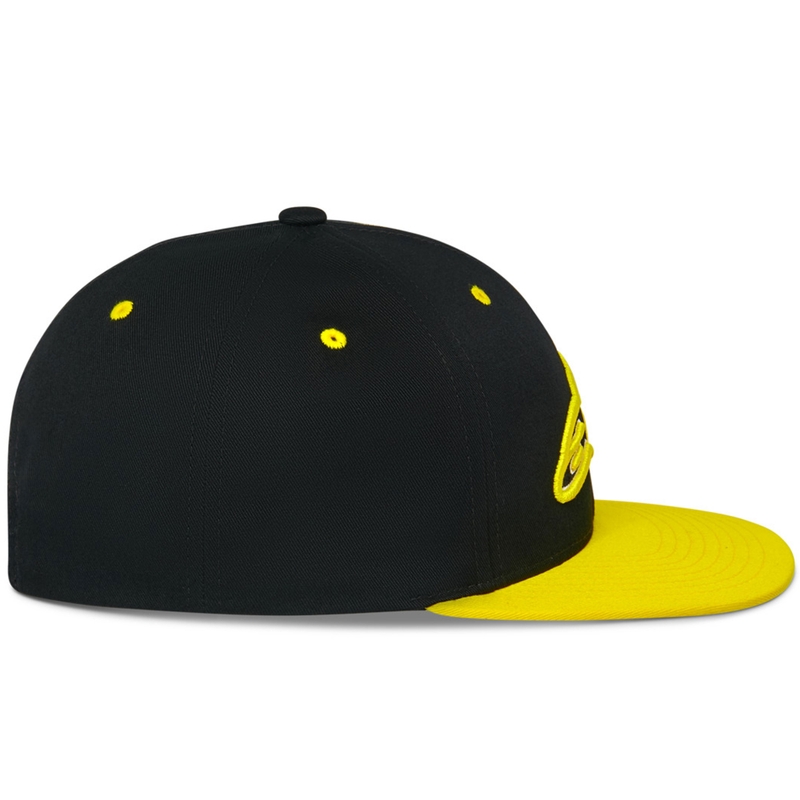 Alpinestars Thickness Snapback cepure melna-fluo dzeltena