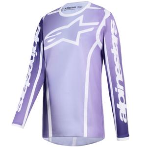 Alpinestars Stella Fluid Apex sieviešu motokrosa krekls violeti balts