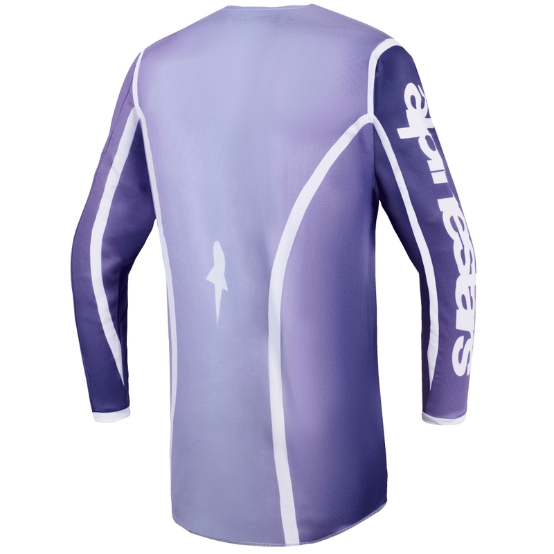 Alpinestars Stella Fluid Apex sieviešu motokrosa krekls violeti balts