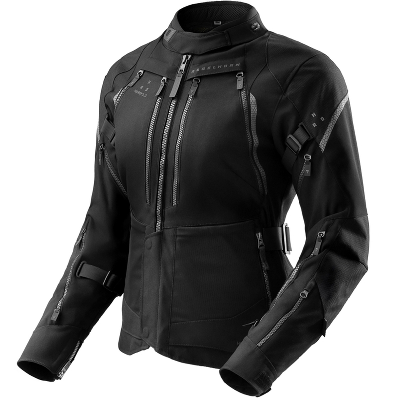 Rebelhorn Hardy 3.0 Sieviešu motocikla jaka Black