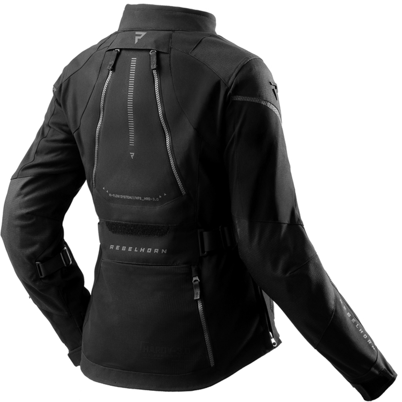 Rebelhorn Hardy 3.0 Sieviešu motocikla jaka Black
