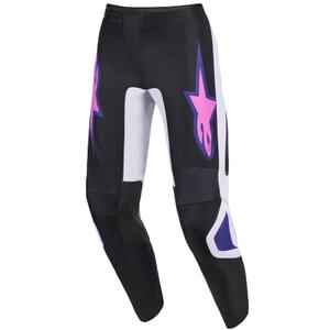Alpinestars Fluid Grid motokrosa bikses Black-Light Grey-Purple