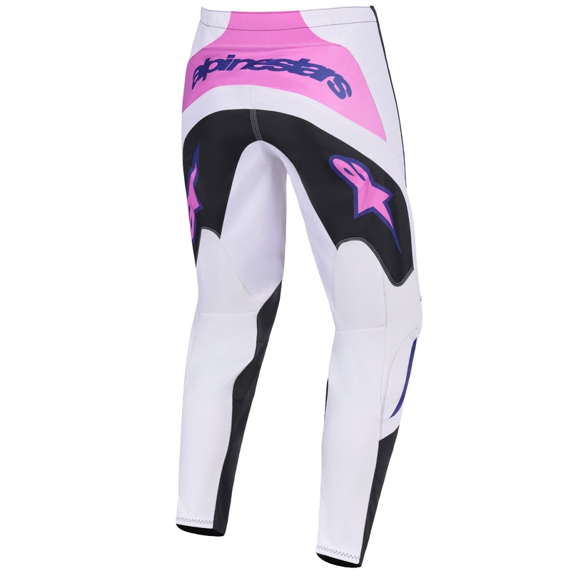 Alpinestars Fluid Grid motokrosa bikses Black-Light Grey-Purple