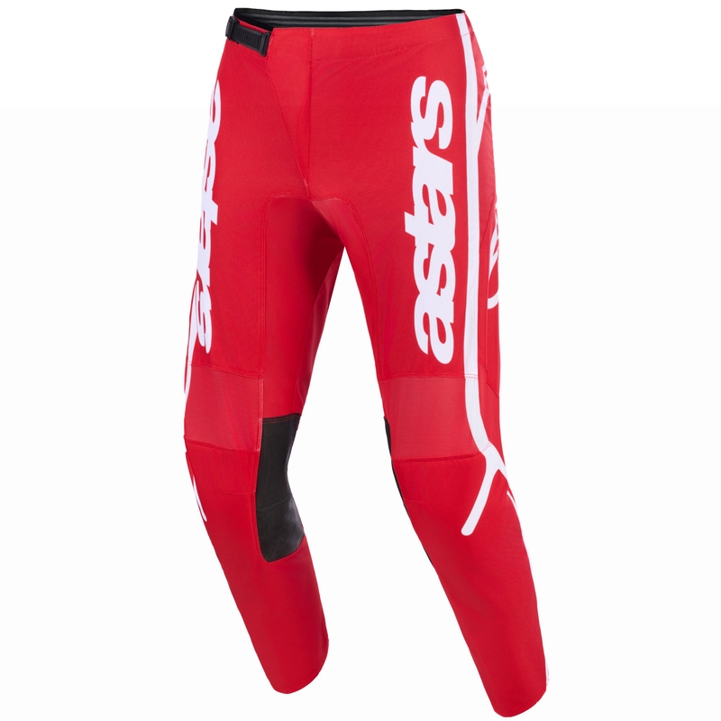Alpinestars Fluid Apex motokrosa bikses sarkanbaltsarkanas