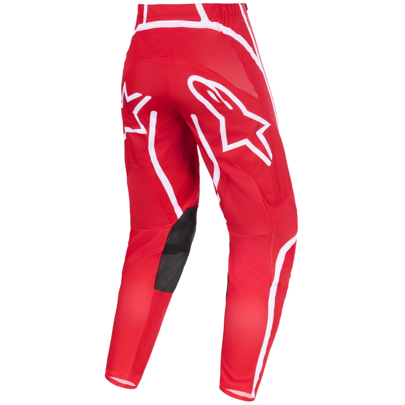 Alpinestars Fluid Apex motokrosa bikses sarkanbaltsarkanas