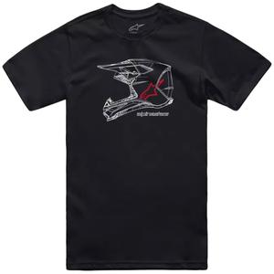T-krekls Alpinestars MX ķivere CSF black