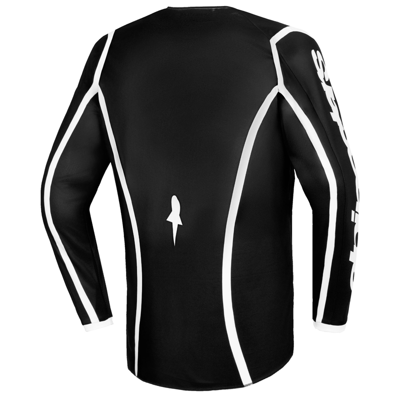 Alpinestars Fluid Apex bērnu motokrosa krekliņš melns un pelēks