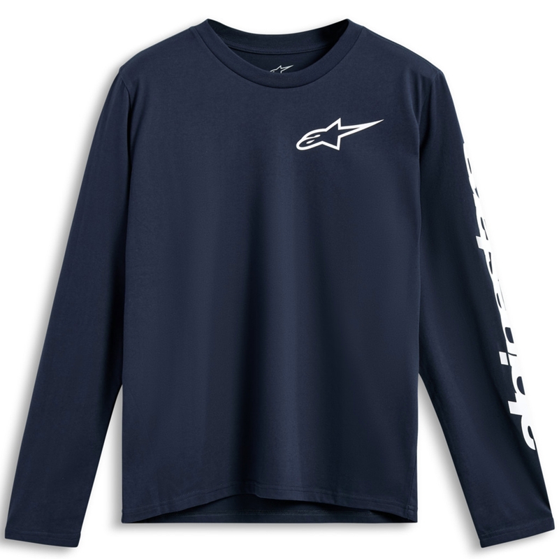 Alpinestars T-krekls ar garām piedurknēm Alpinestars Trackside CSF zils