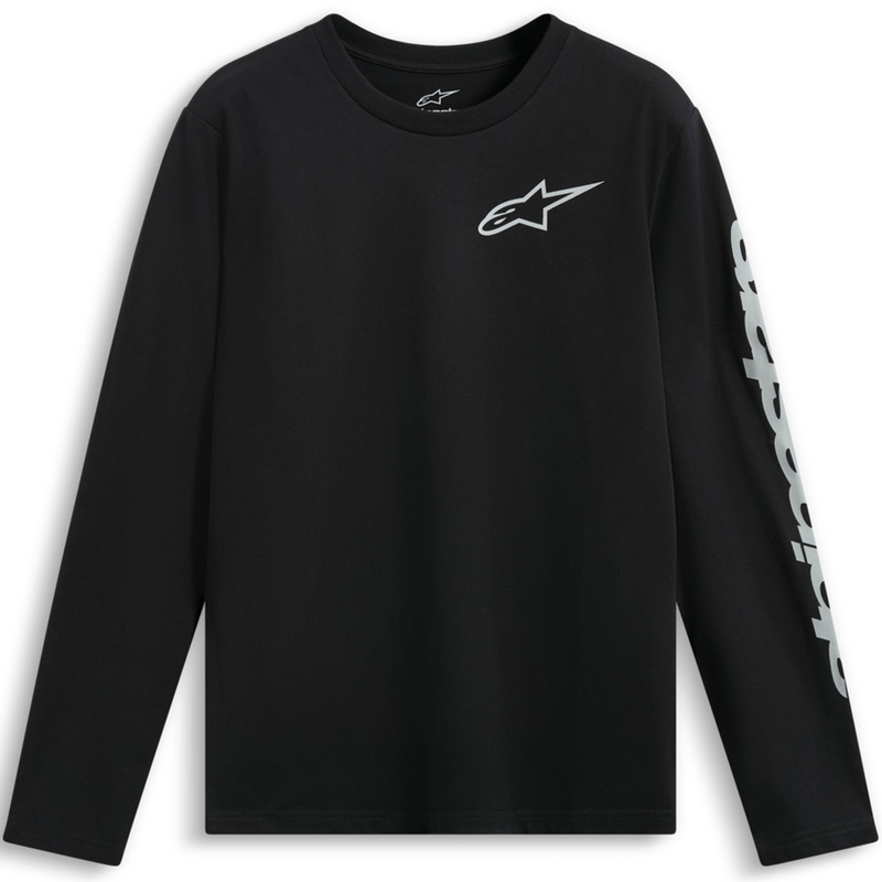 Alpinestars T-krekls ar garām piedurknēm Alpinestars Trackside CSF melns