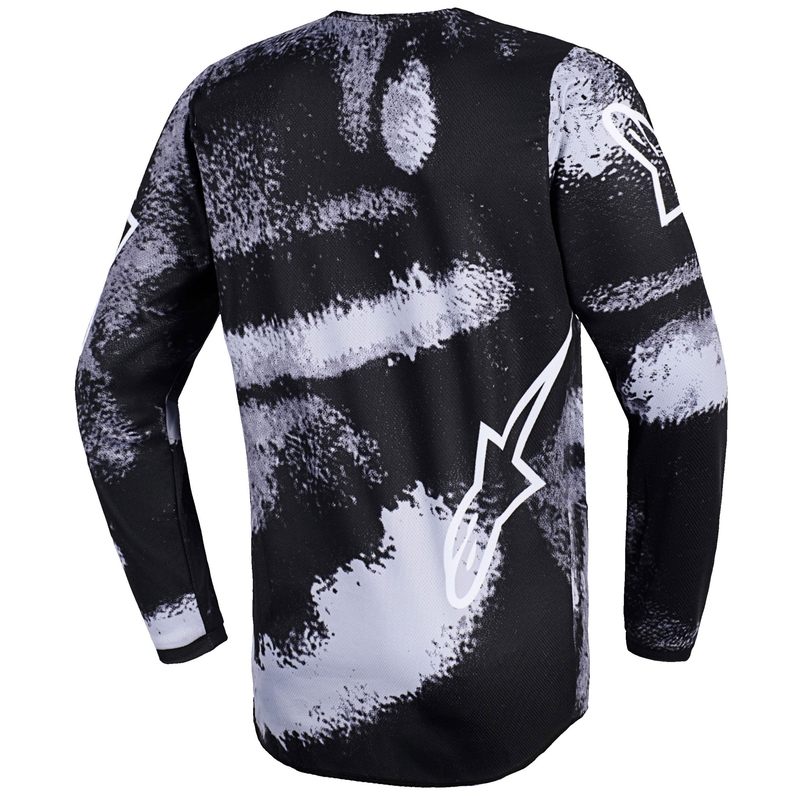 Alpinestars Fluid Lahnd Grade bērnu motokrosa krekliņš pelēks-kamozīns