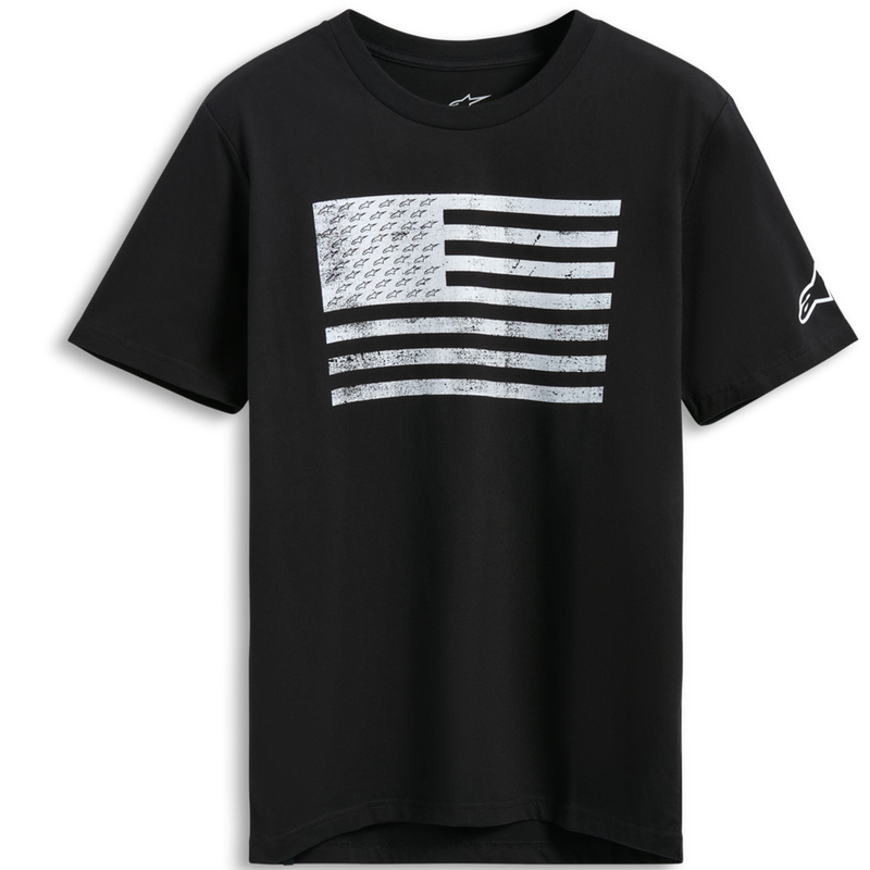 T-krekls Alpinestars Waving Patch CSF melns