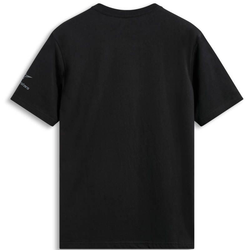 T-krekls Alpinestars Global CSF melns-sarkans-balts-zils