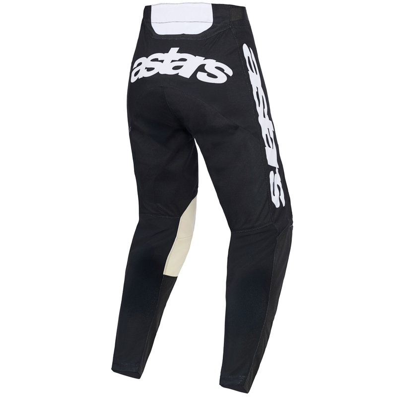 Alpinestars Racer Air Riway motokrosa bikses melnā un baltā krāsā
