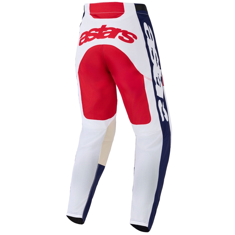 Alpinestars Racer Riway motokrosa bikses baltas-zilas-sarkanas