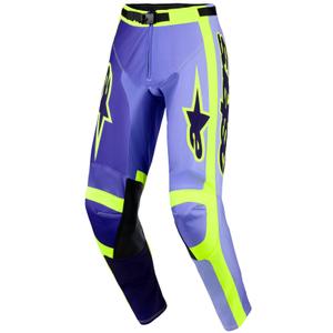 Alpinestars Racer Portl motokrosa bikses violeti-fluo dzeltenas