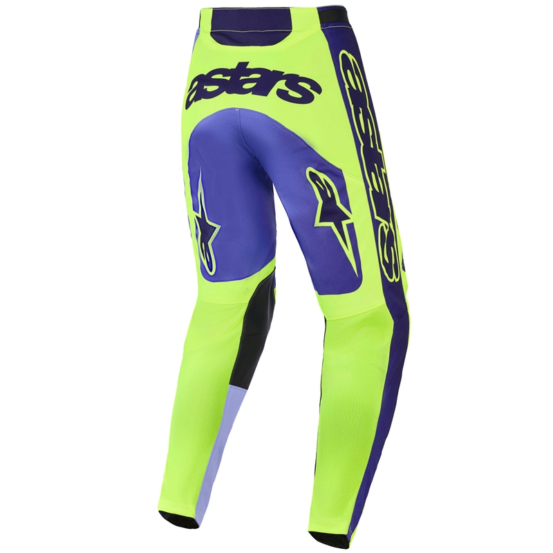 Alpinestars Racer Portl motokrosa bikses violeti-fluo dzeltenas