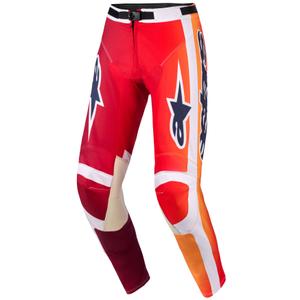 Alpinestars Racer Portl motokrosa bikses sarkanā-oranžā-siltā krāsā