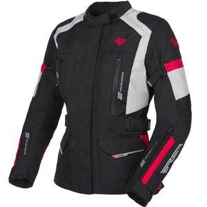 Sieviešu motocikla jaka RSA EXO 2 black-grey-red