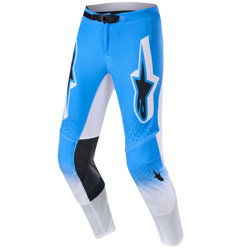 Alpinestars Supertech Scenz motokrosa bikses zilā un baltā krāsā