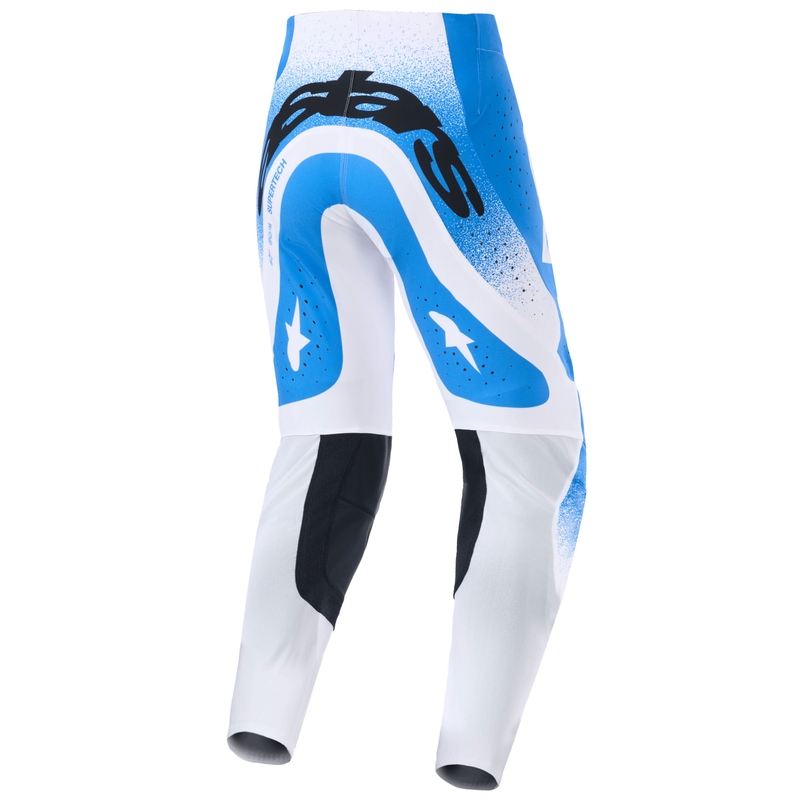 Alpinestars Supertech Scenz motokrosa bikses zilā un baltā krāsā