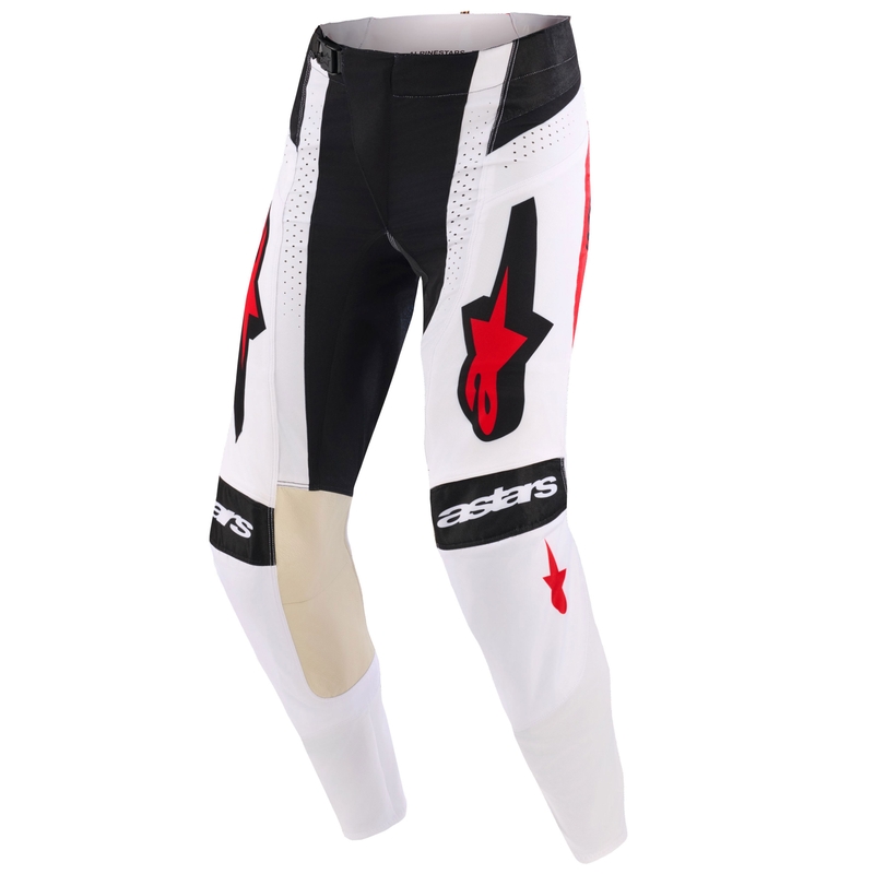 Alpinestars Techstar Knif motokrosa bikses melns-balts-zils-sarkans