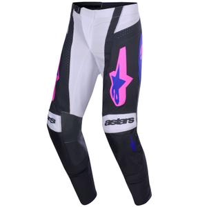 Alpinestars Techstar Knif motokrosa bikses Black-Light Grey-Purple