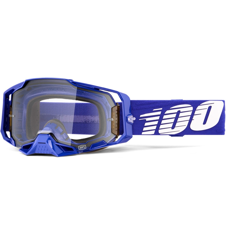 Motokrosa brilles 100% Armega Kleim ar caurspīdīgu pleksi
