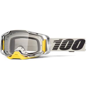 Motokrosa brilles 100% Armega Viggo ar caurspīdīgu pleksi