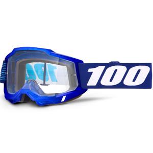 Motokrosa brilles 100% Accuri 2 2028 ar caurspīdīgu pleksi