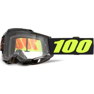 100% Accuri 2 Fairbanks motokrosa brilles ar caurspīdīgu pleksi