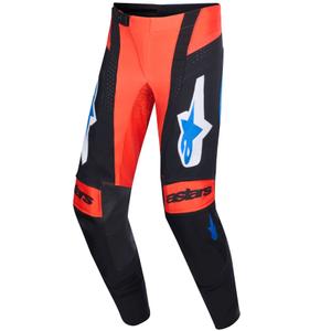 Alpinestars Techstar Knif motokrosa bikses oranžs-melns-melns-zils