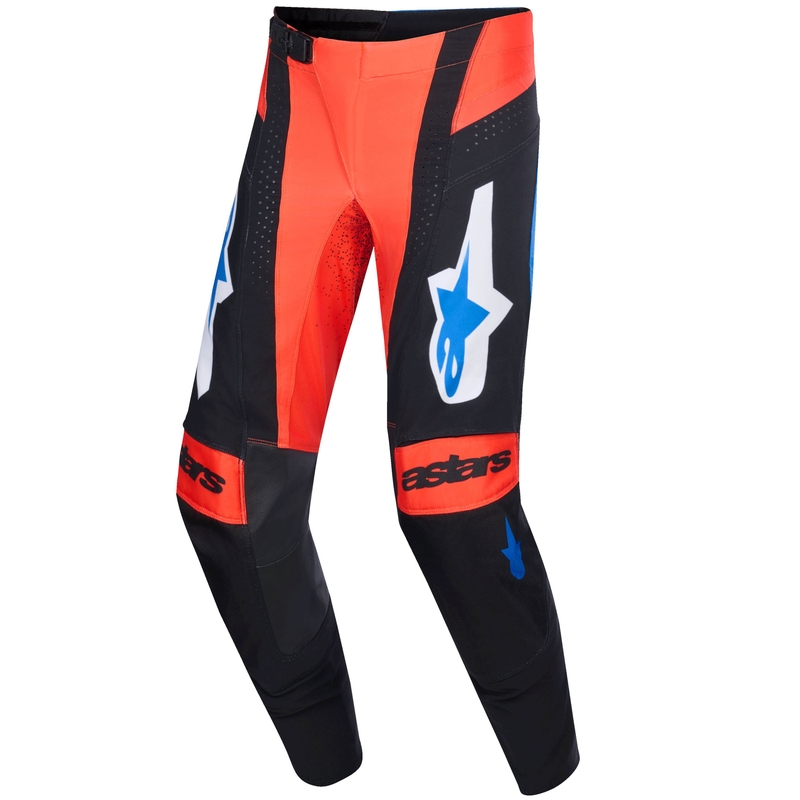 Alpinestars Techstar Knif motokrosa bikses oranžs-melns-melns-zils