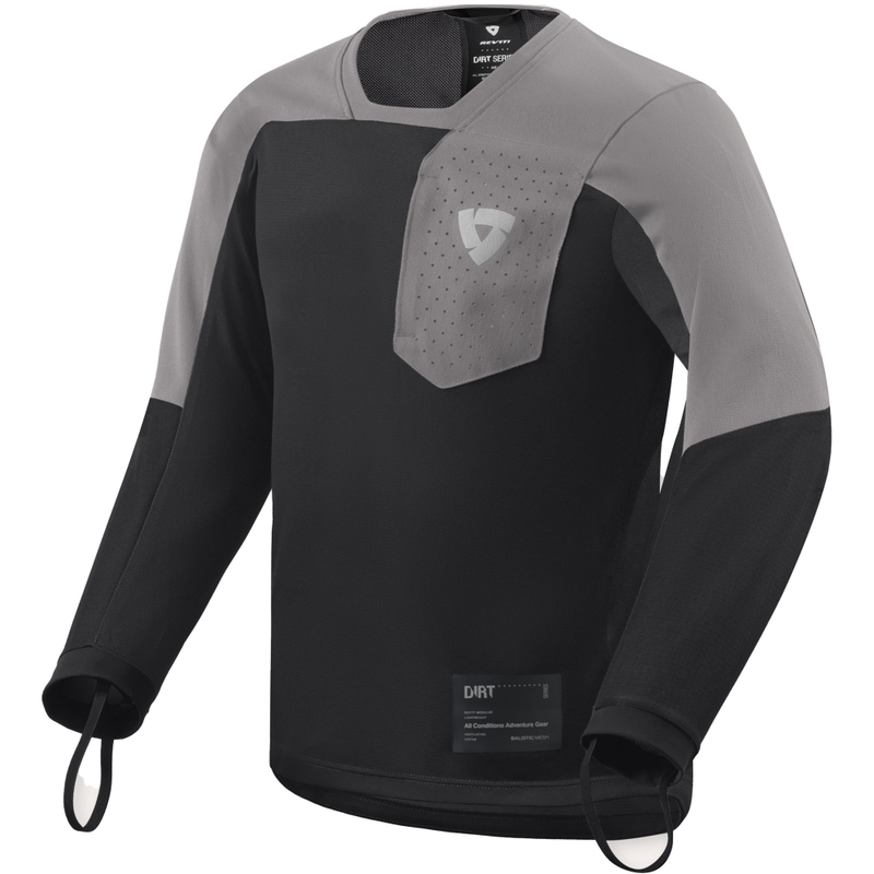 Revit Sierra 2 motokrosa krekliņš melns-pelēks