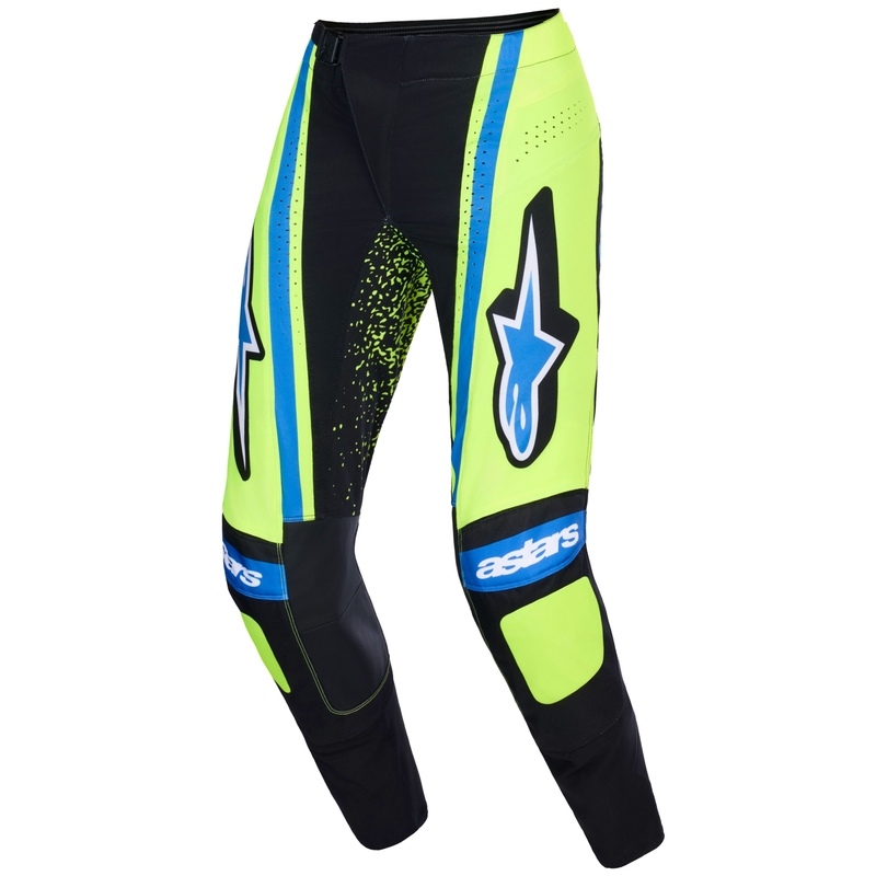 Alpinestars Techstar Nomur motokrosa bikses tumši zilas-fluo dzelteni-zilas