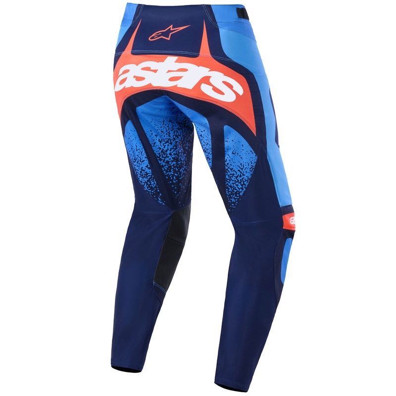 Alpinestars Techstar Nomur motokrosa bikses tumši zilas-oranži-zilas