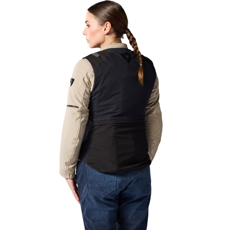 Revit Avertum Street Tech-Air® Sieviešu motocikla gaisa spilvenu veste Black