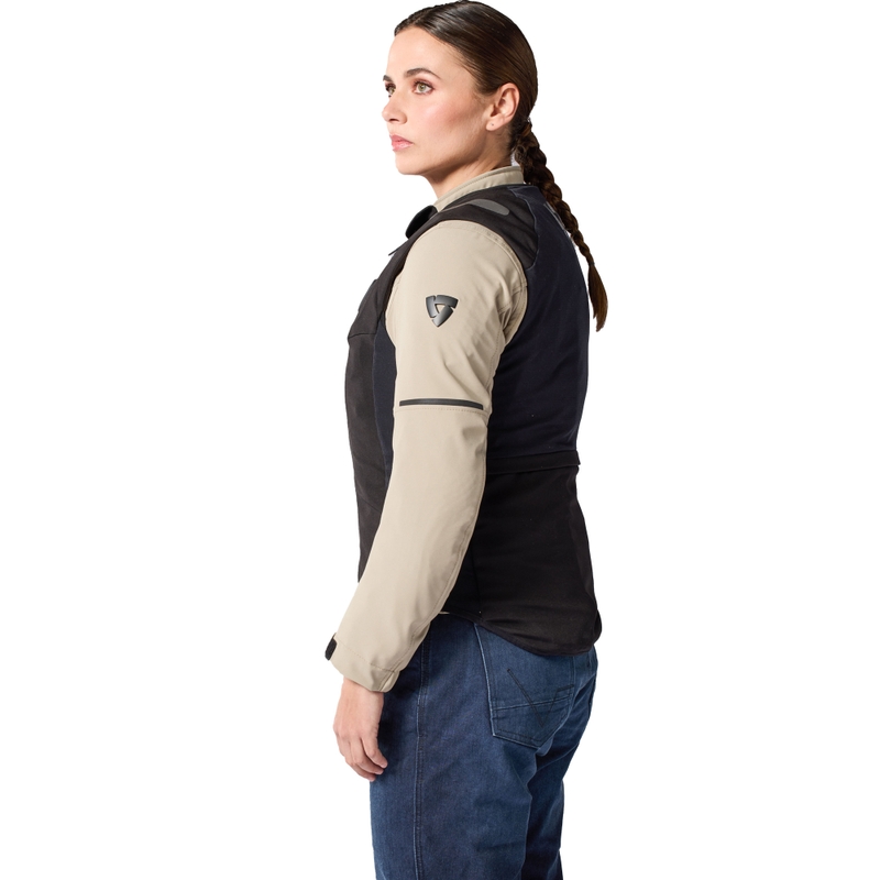 Revit Avertum Street Tech-Air® Sieviešu motocikla gaisa spilvenu veste Black